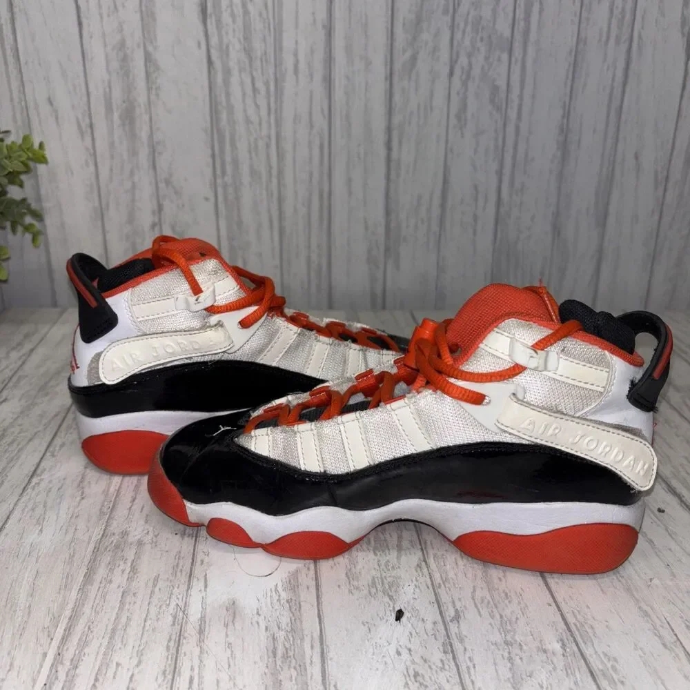 Youth Size 4 Air Jordan 6 Rings Sneakers